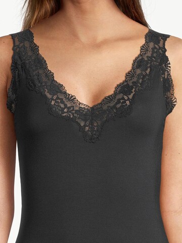 Nina von C. Unterhemd 'Romance' in Schwarz