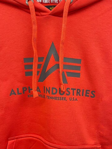 ALPHA INDUSTRIES Sweatshirt 'Basic'‌‌‌‌‌‌‌ in Rot