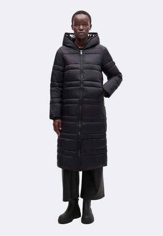19V69 ITALIA - Sobretudo de inverno 'Giuseppina' em preto: frente
