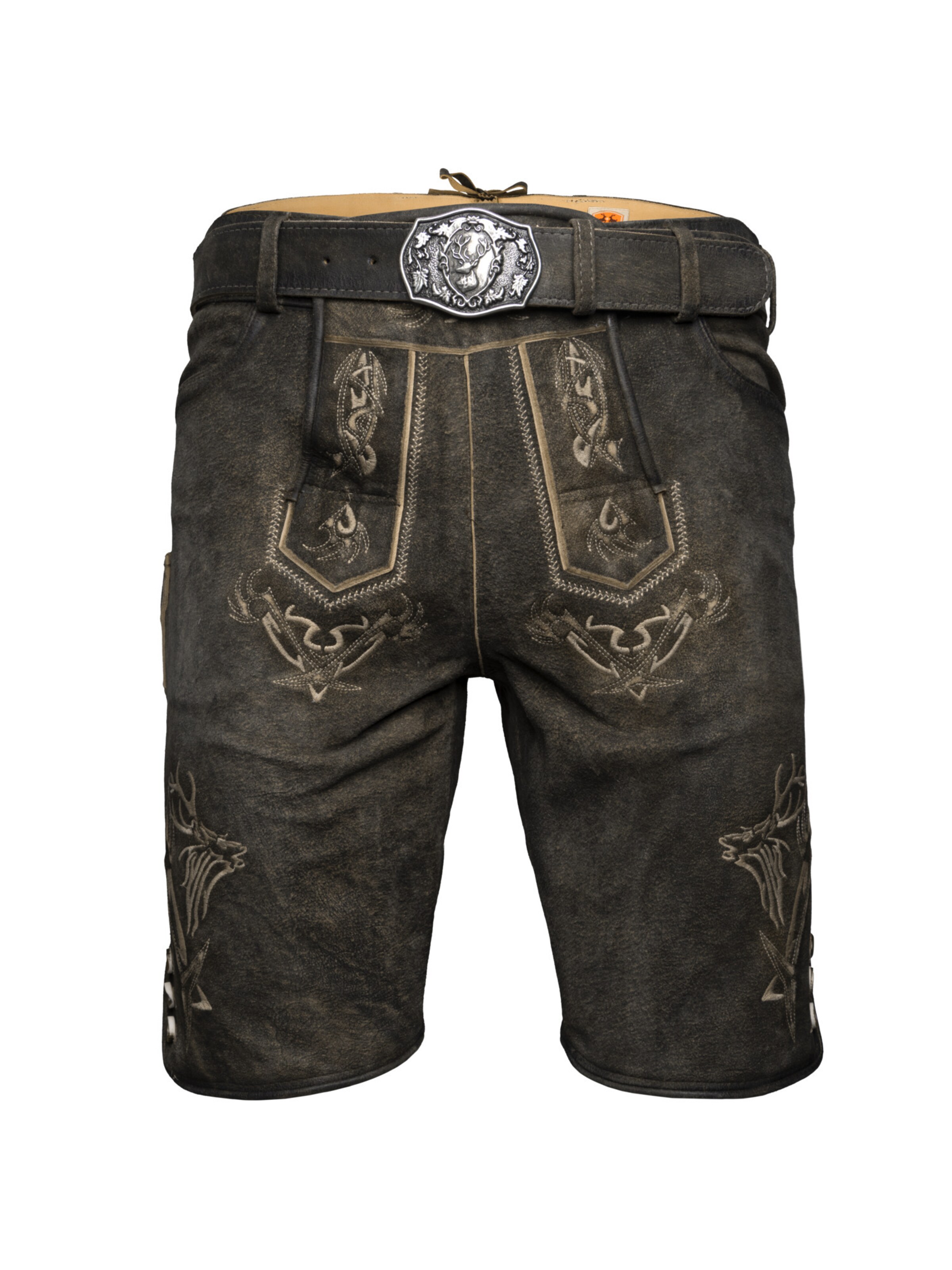 Country Maddox Regular Traditional Pants 'Felixsee' in Black: front