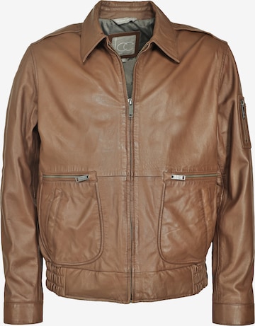 JCC Lederjacke in Braun: Vorderseite