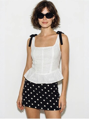 Bianco Lucci - Blusa em branco: frente