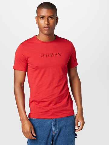 GUESS - Camiseta en rojo: frente