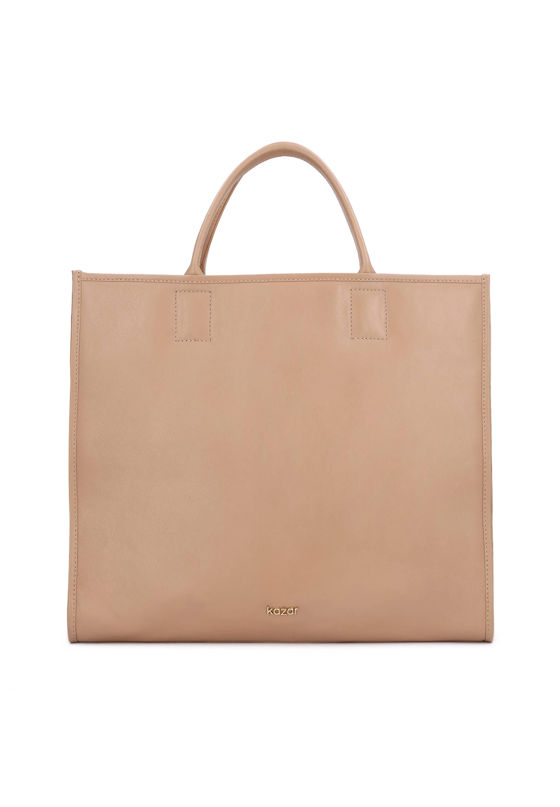Kazar Shopper in Beige: front