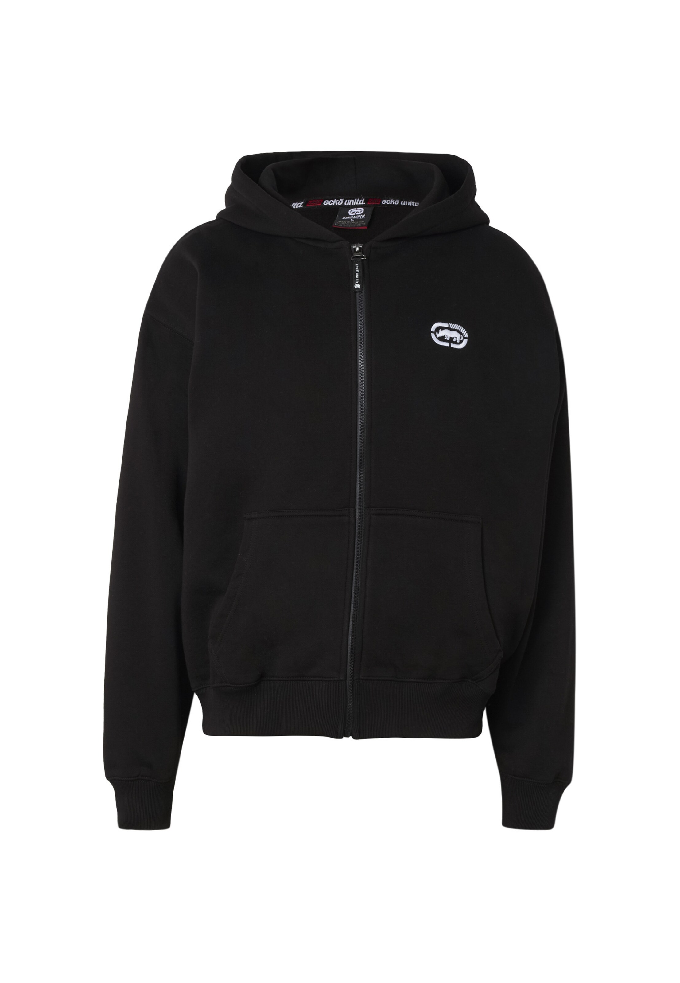 Ecko Unlimited Sweatjacke in Schwarz: Vorderseite