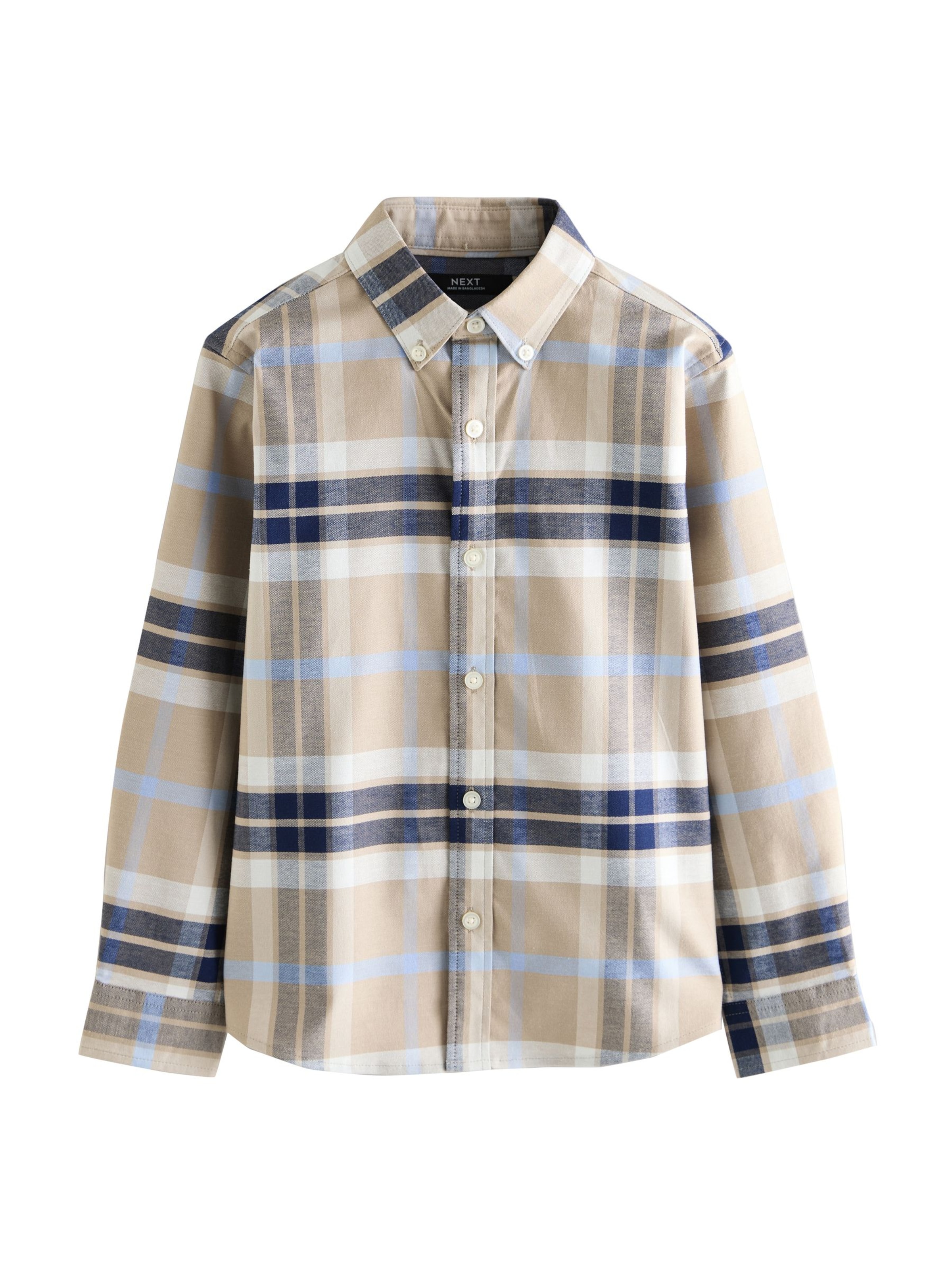 Next Средняя посадка Рубашка в Бежевый: спереди