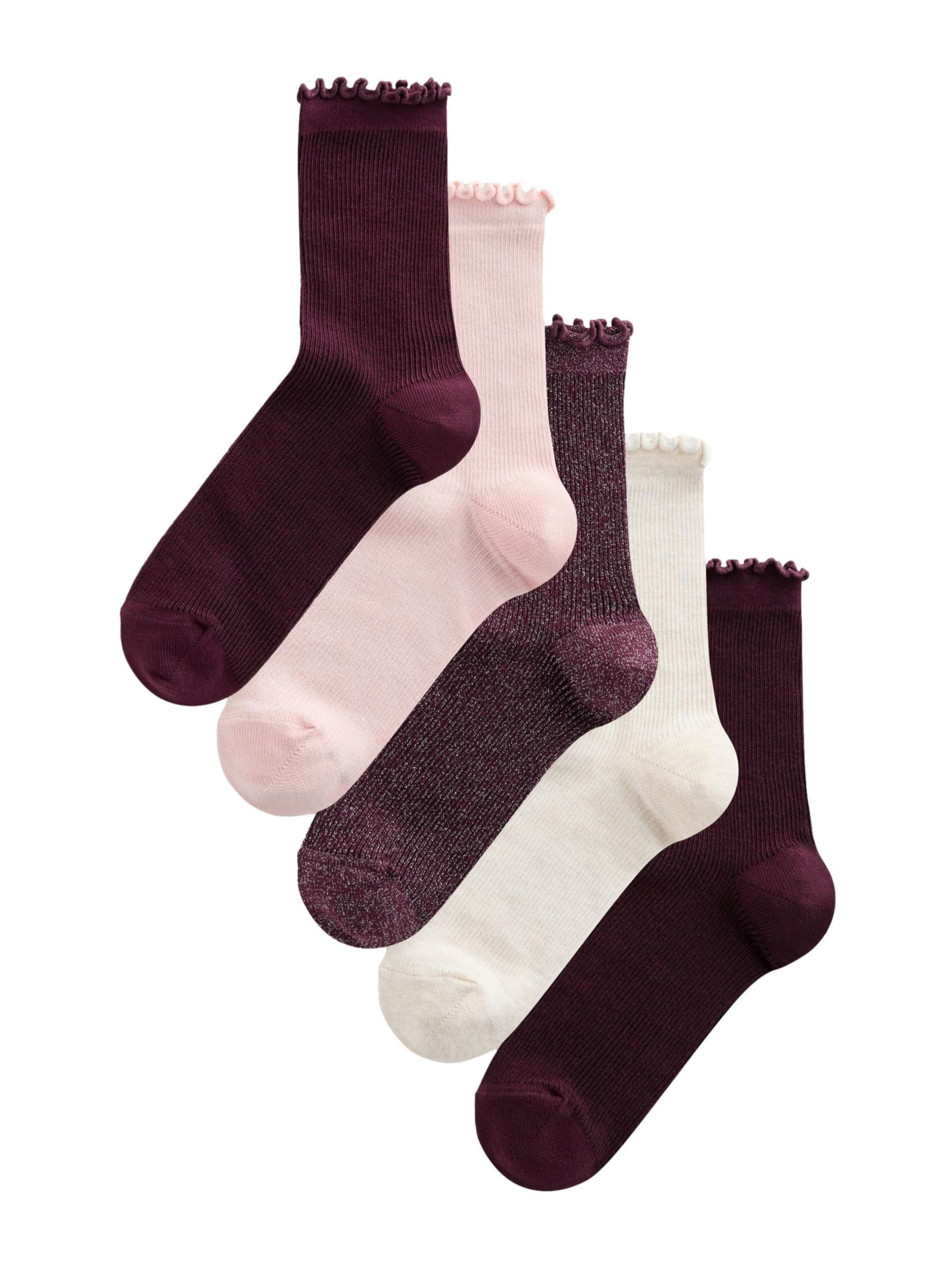 Next Sokken in Lila: voorkant