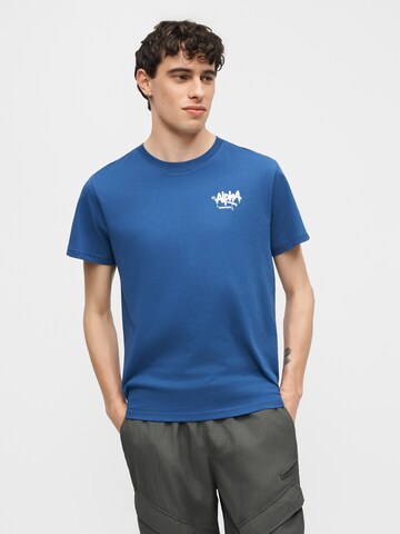 ALPHA INDUSTRIES Póló - kék
