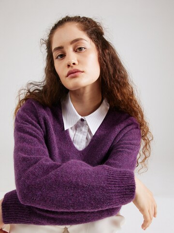 BOSS Sweater 'Fondy' in Purple