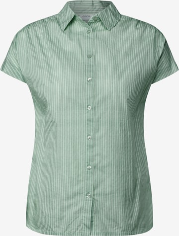 CECIL Blouse in Green: front