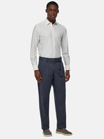 Slimfit Pantaloni con piega frontale di Boggi Milano in grigio