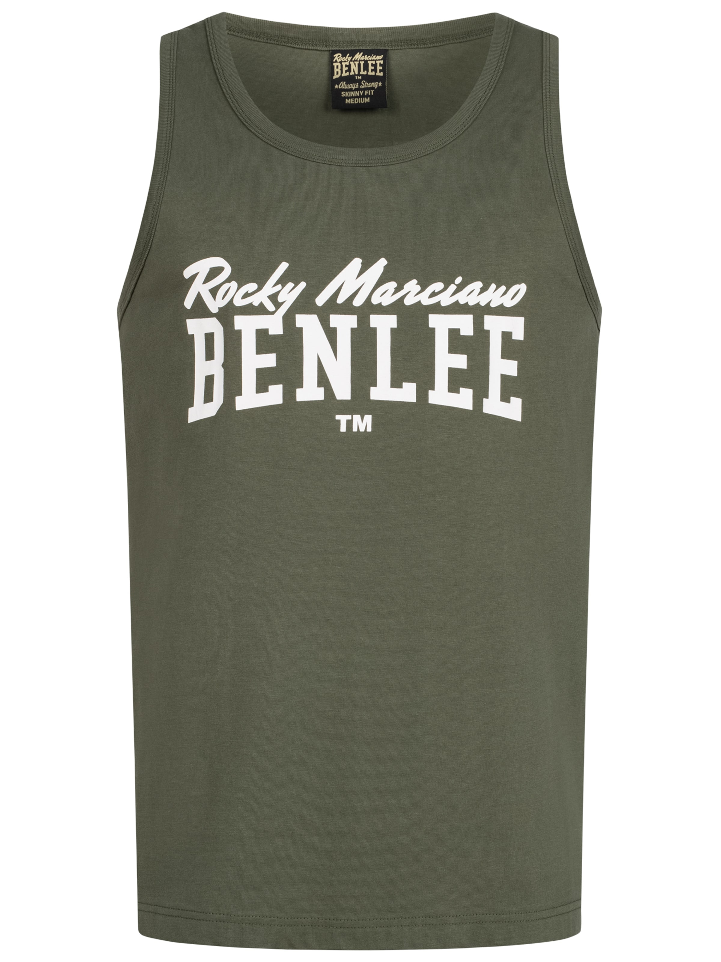 Benlee Λειτουργικό μπλουζάκι 'Ludica' σε πράσινο: μπροστά