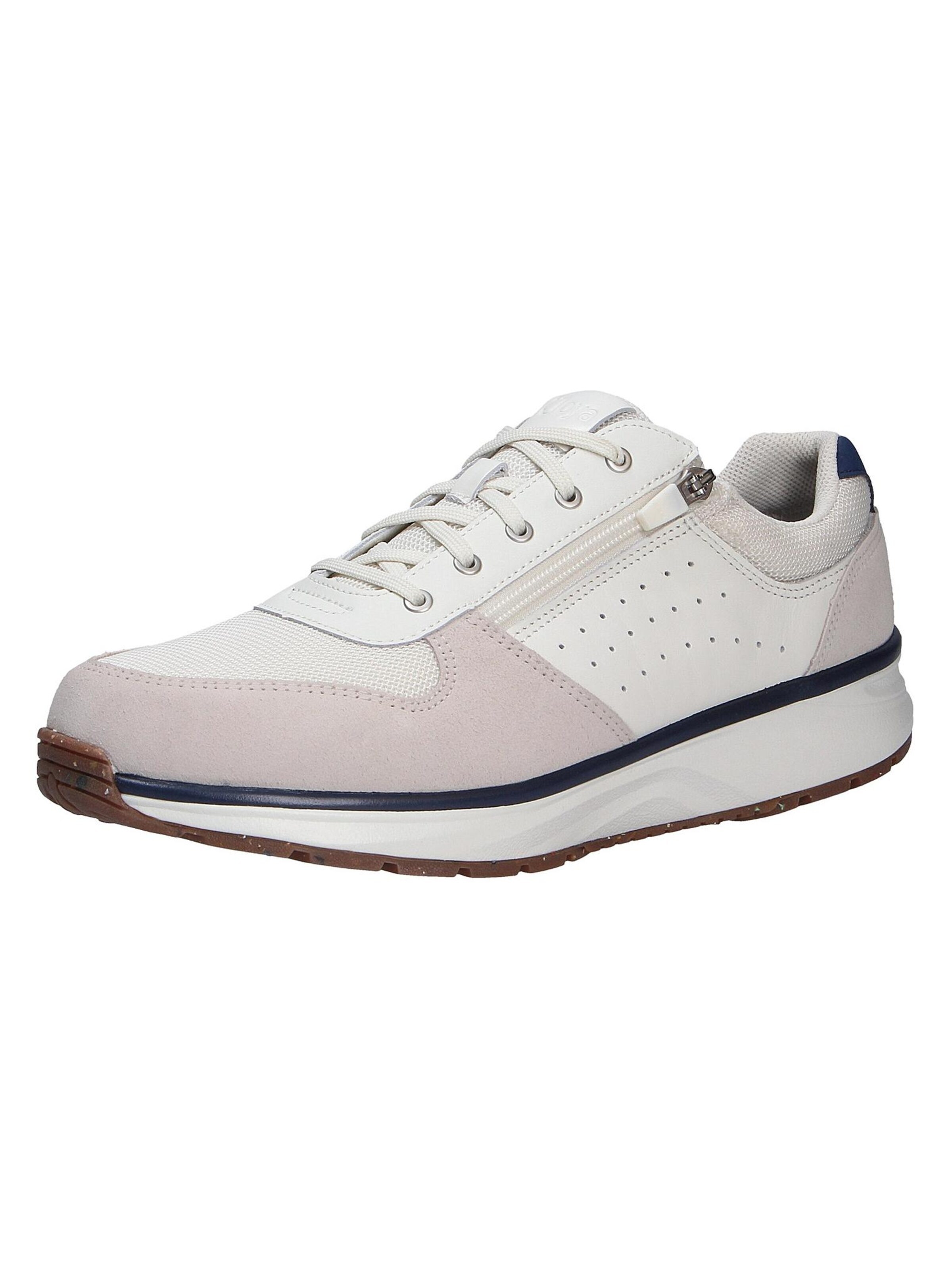 Joya Schnürschuh 'DYNAMO ZIP M WHITE' in Weiß: Vorderseite