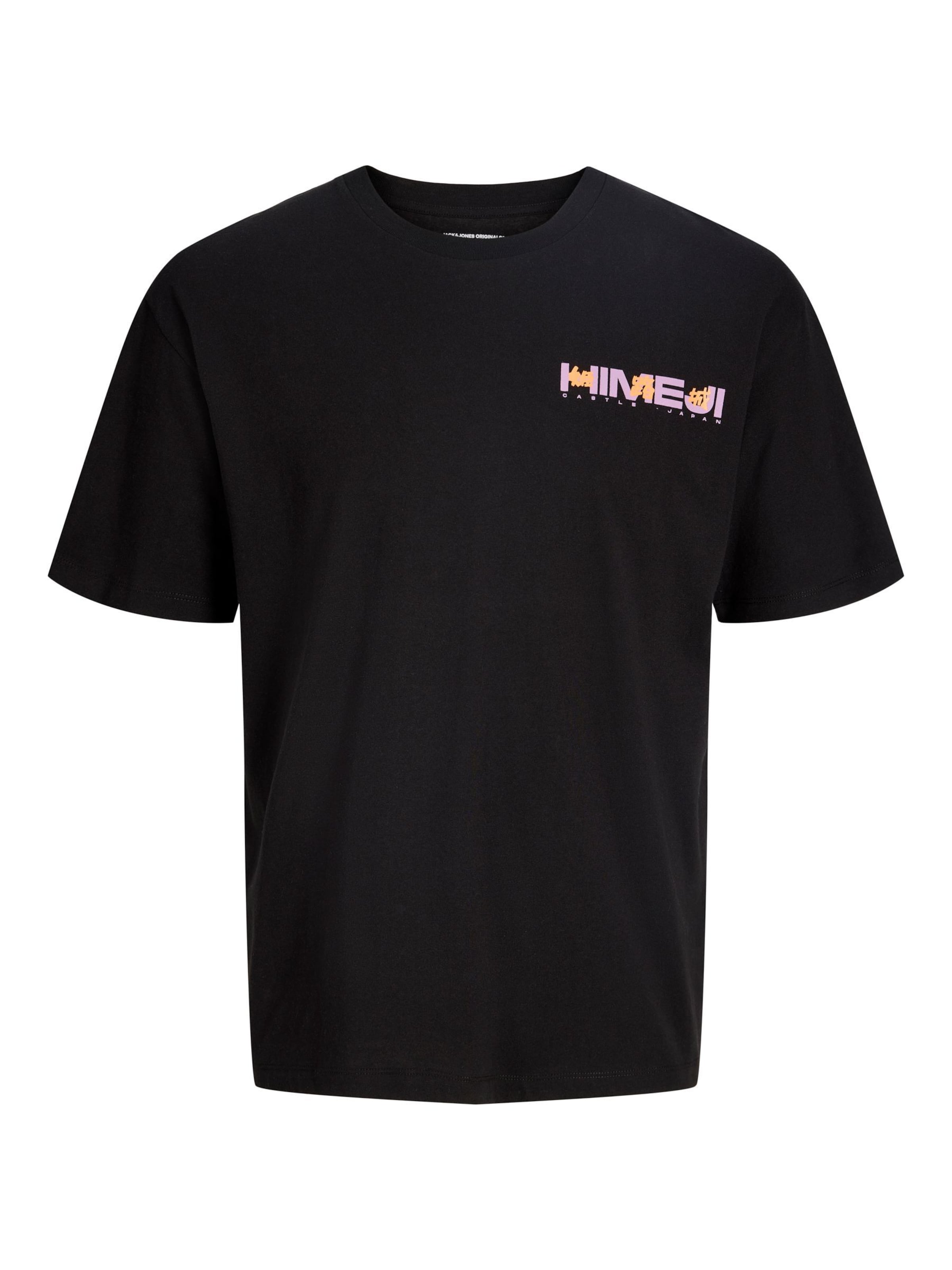 JACK & JONES - Camiseta en negro: frente