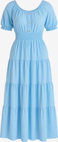 Robe Elara en bleu : devant