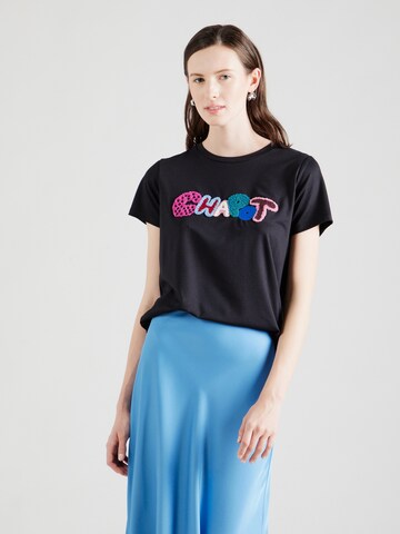 T-shirt Fabienne Chapot en noir : devant