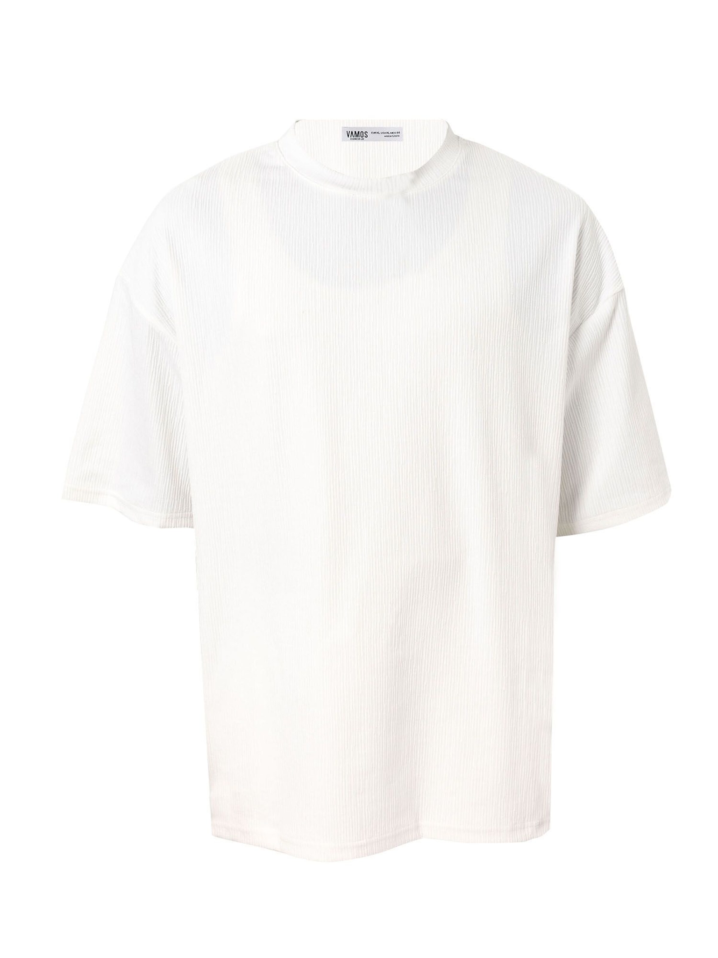VAMOS CLO Tričko - Biela: predná strana