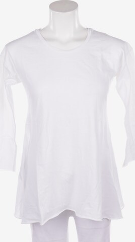 Velvet Shirt langarm S in Weiß: predná strana