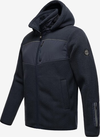 STONE HARBOUR Athletic Fleece Jacket in Blue