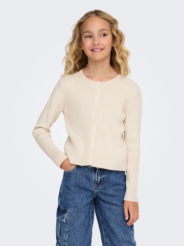 ONLY GIRLS - Cárdigan 'KOGNatascha' en beige: frente