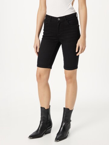 Coupe slim Jean Dorothy Perkins en noir : devant