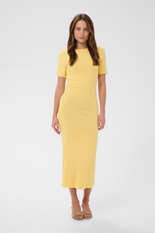SAINT TROPEZ - Vestido 'OlaliaSZ' em amarelo: frente