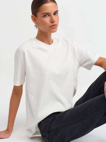 Dilvin Shirt 'T-Shirts' in White: front