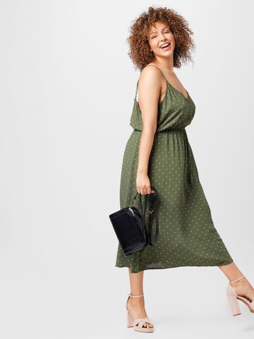 ABOUT YOU Curvy - Vestido 'Jasmin' em verde