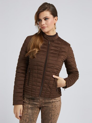 GUESS Between-Season Jacket in Brown: front