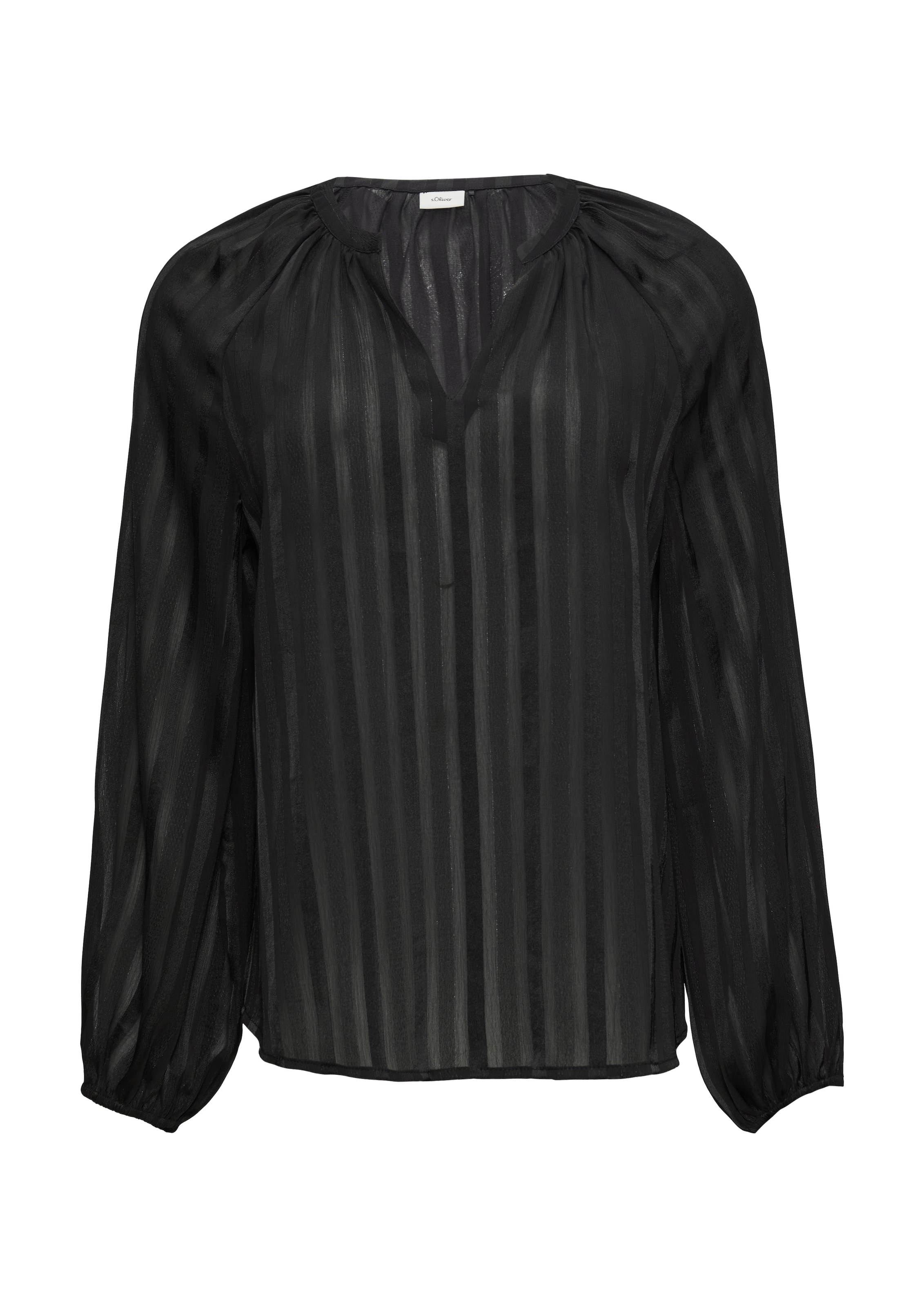 Chemisier s.Oliver BLACK LABEL en noir : devant