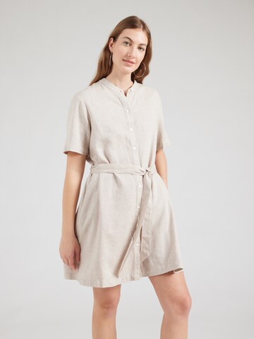 MSCH COPENHAGEN Shirt dress 'MSCHPennie Ginia' in Beige: front