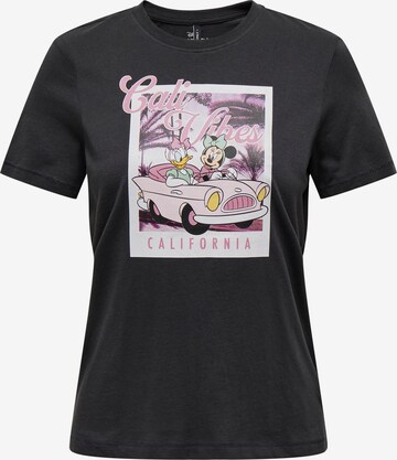 T-shirt 'DISNEY' ONLY en noir : devant