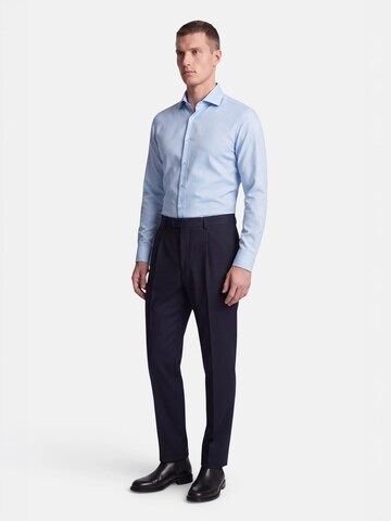 Vercate - Ajuste estrecho Camisa de negocios 'Twill' en azul
