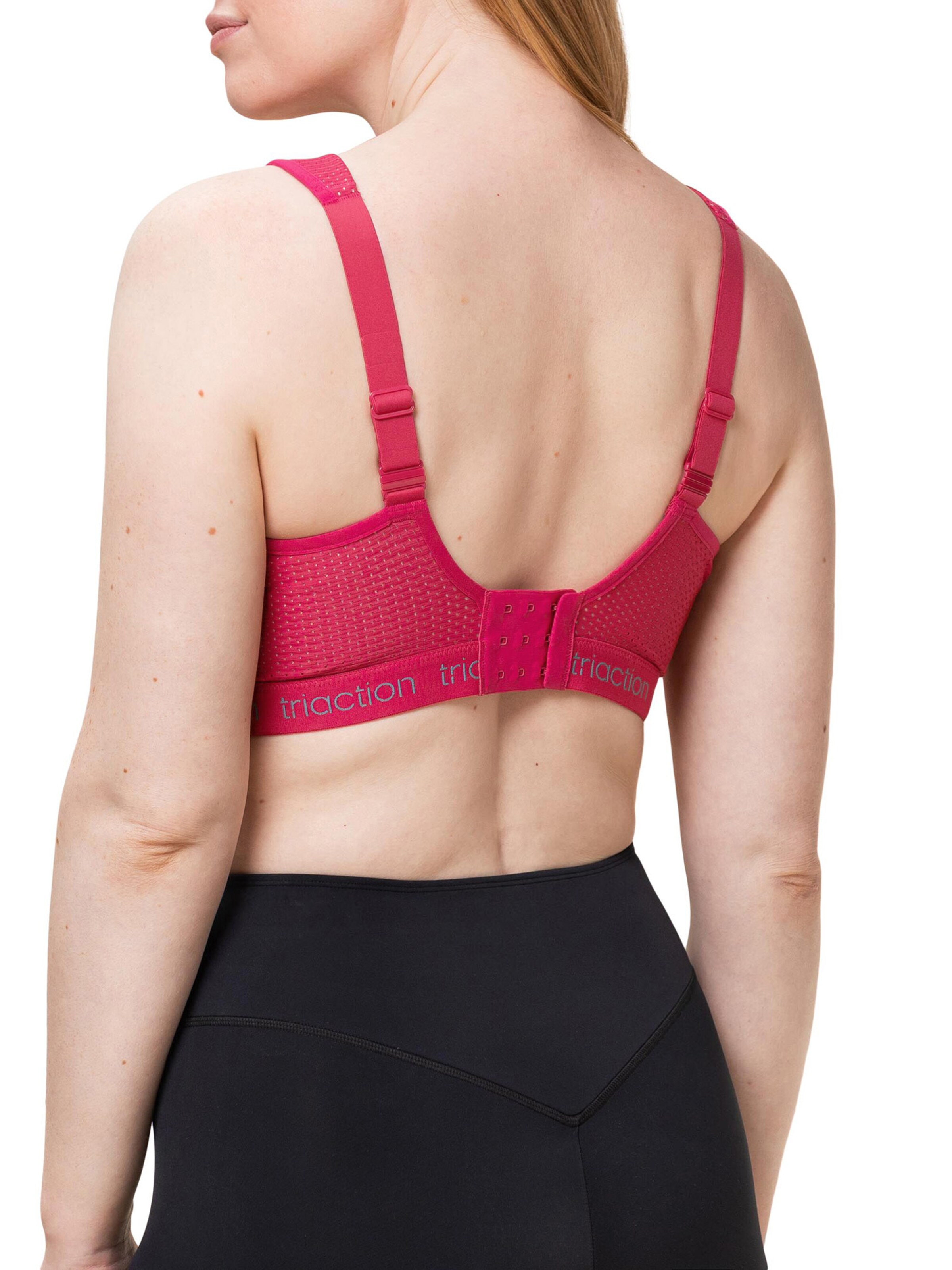 Bustier Soutien-gorge de sport ' Triaction Energy Lite ' TRIUMPH en rouge