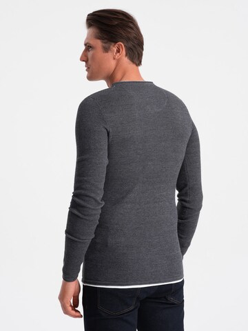Pull-over 'OM-SWSW-0103' Ombre en gris