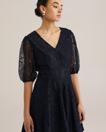 WE Fashion Dress in Blue: front