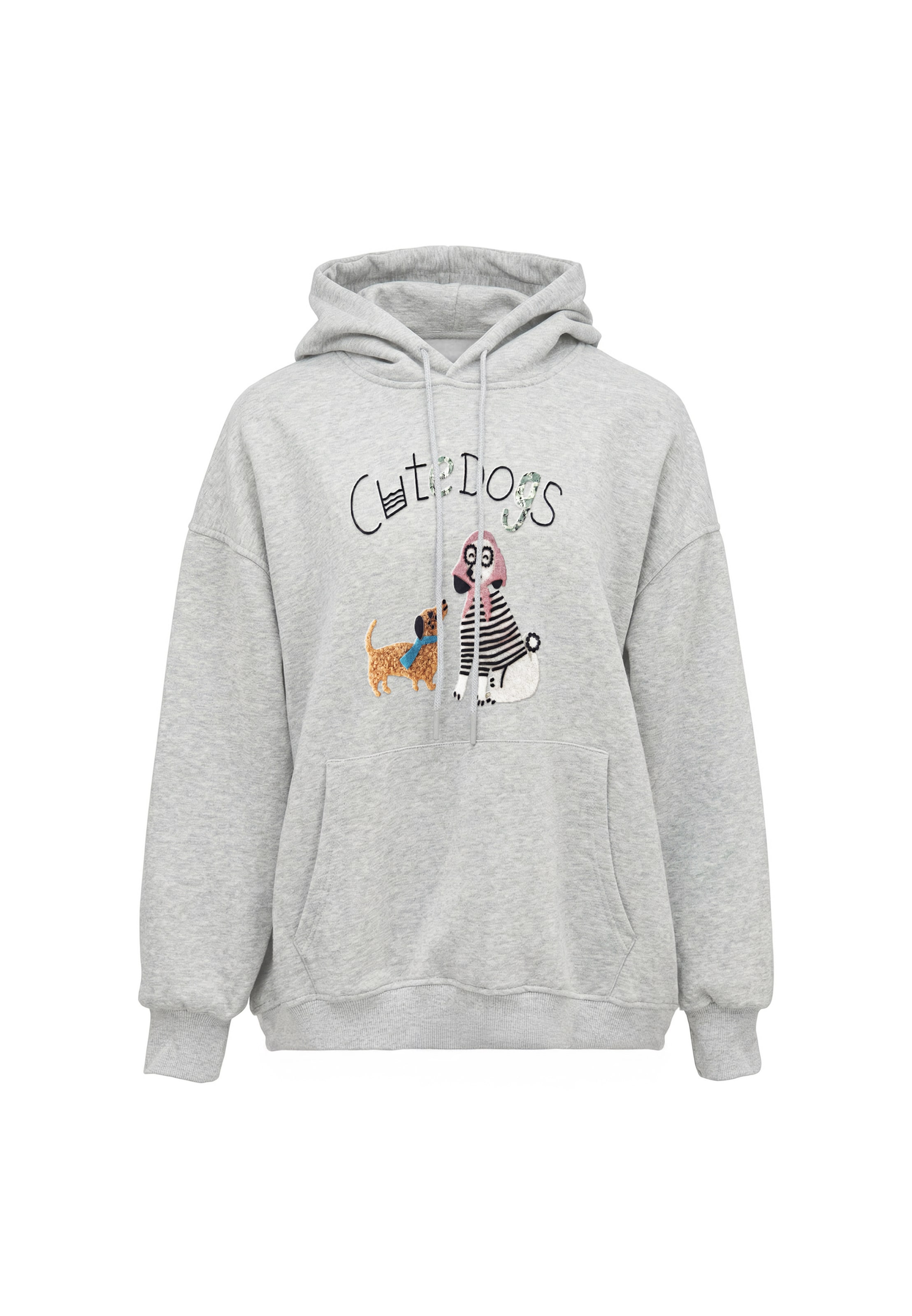 Sweat-shirt MYMO en gris : devant