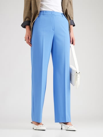 COMMA - regular Pantalón de pinzas en azul: frente