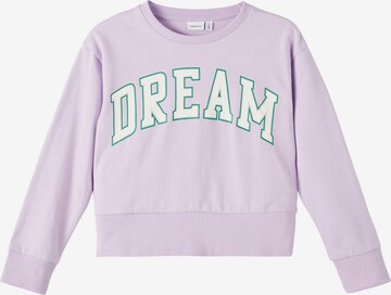 NAME IT Sweatshirt 'Tiala' in Purple: front