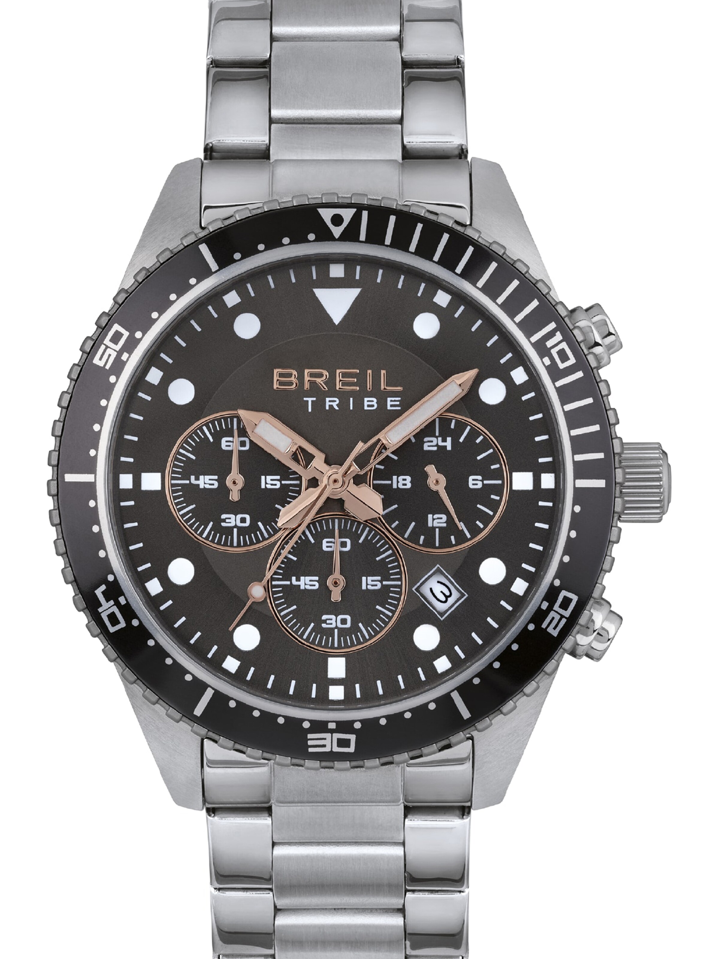 Orologio analogico 'Sail' di Breil in argento: frontale