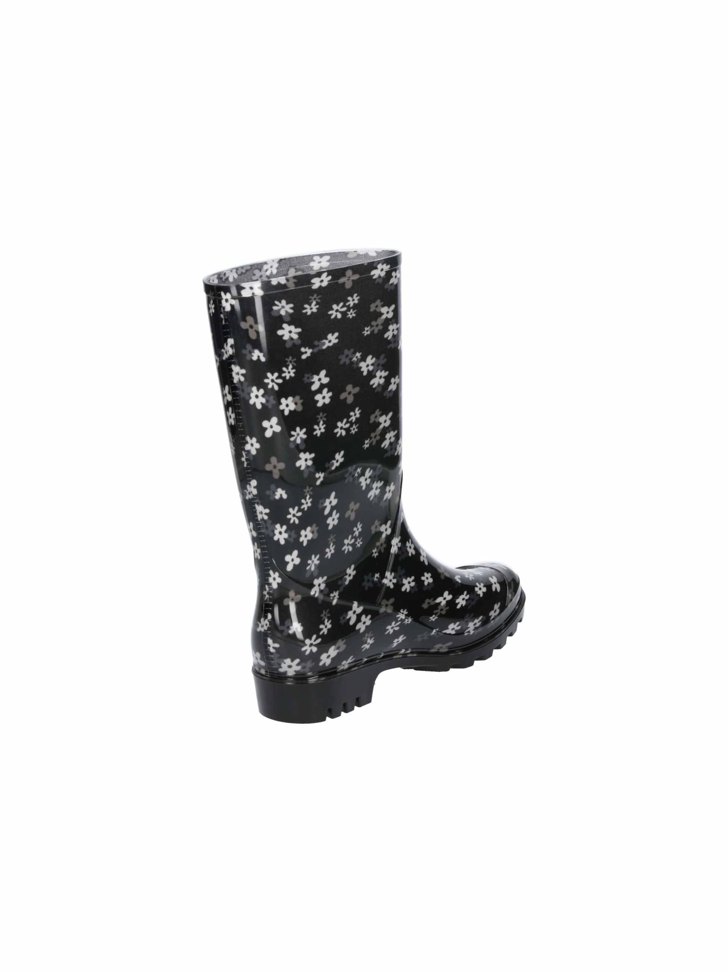LICO Rubber Boots 'Aquata' in Black