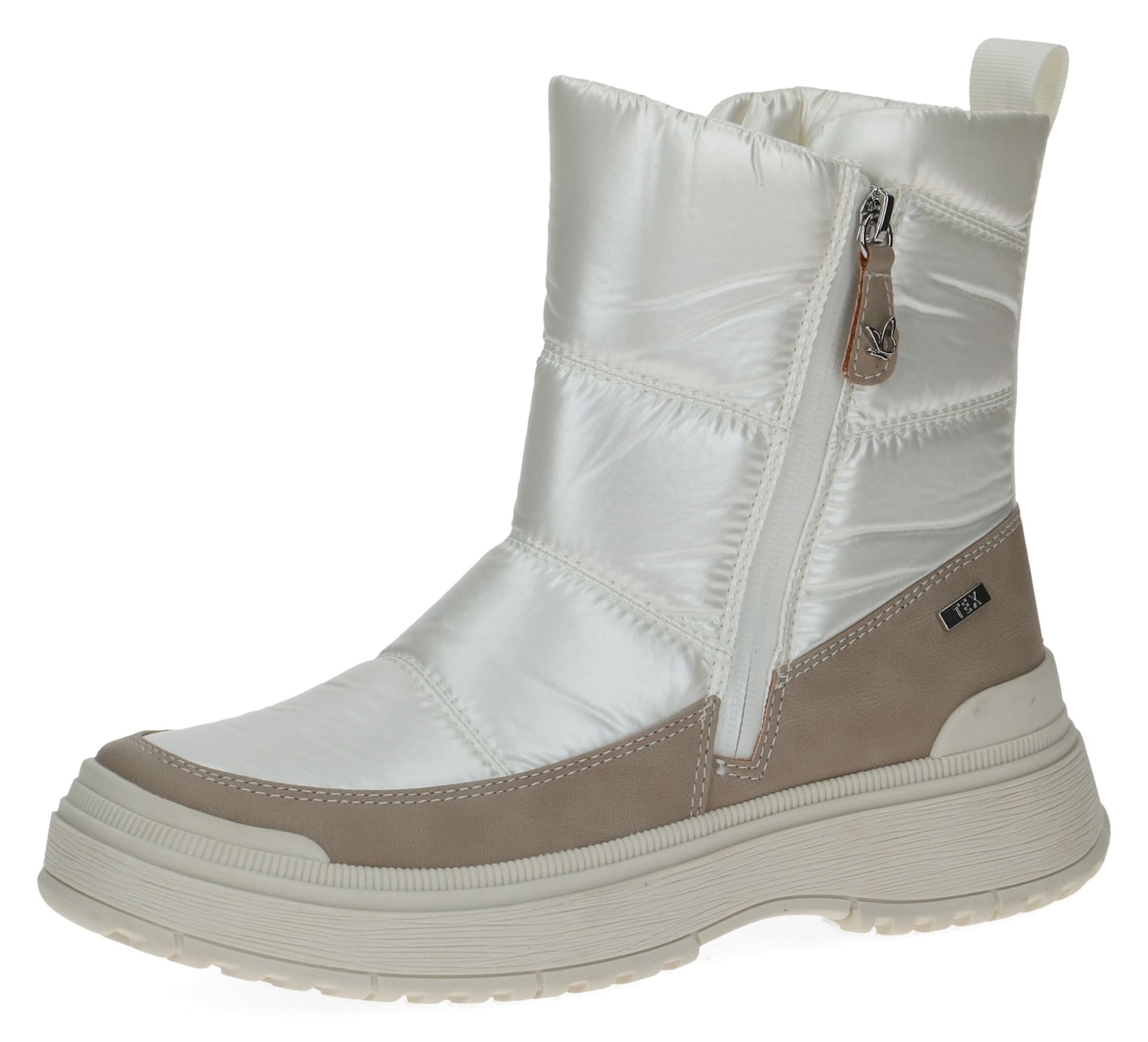CAPRICE Snow Boots in Silver ABOUT YOU