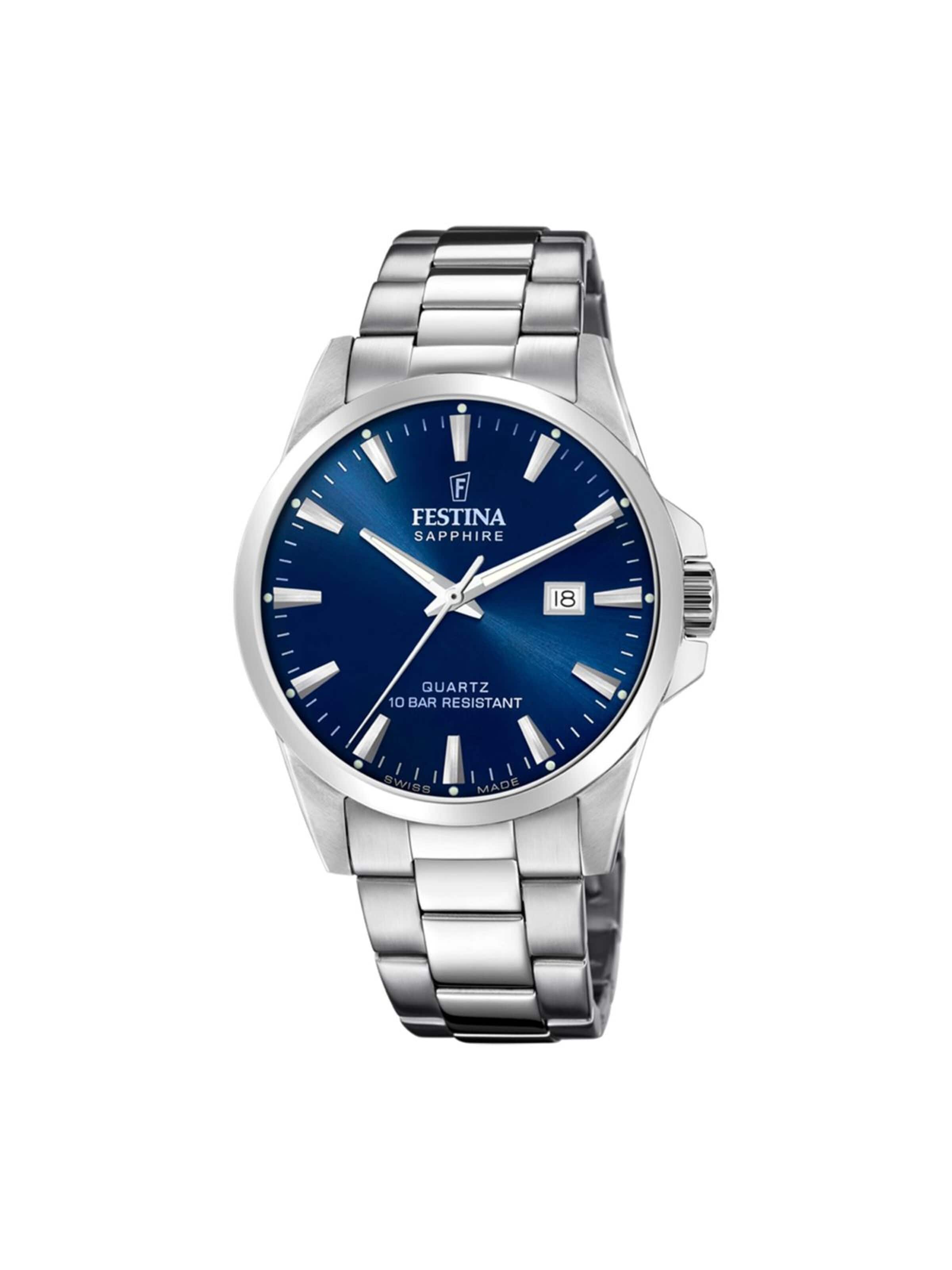 FESTINA Analoguhr‌‌‌‌‌‌‌ in Blau: Vorderseite