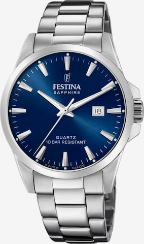 FESTINA Analoguhr in Blau: Vorderseite