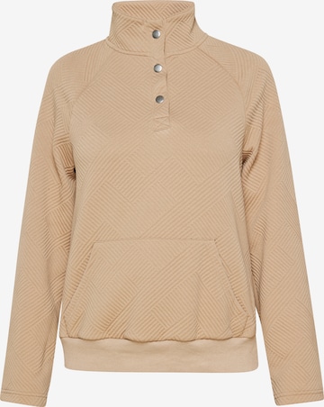 usha BLUE LABELSweater majica - smeđa boja: prednji dio