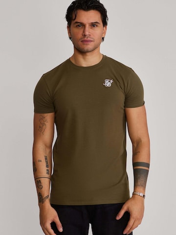 Maglietta 'Essentials' di SikSilk in verde