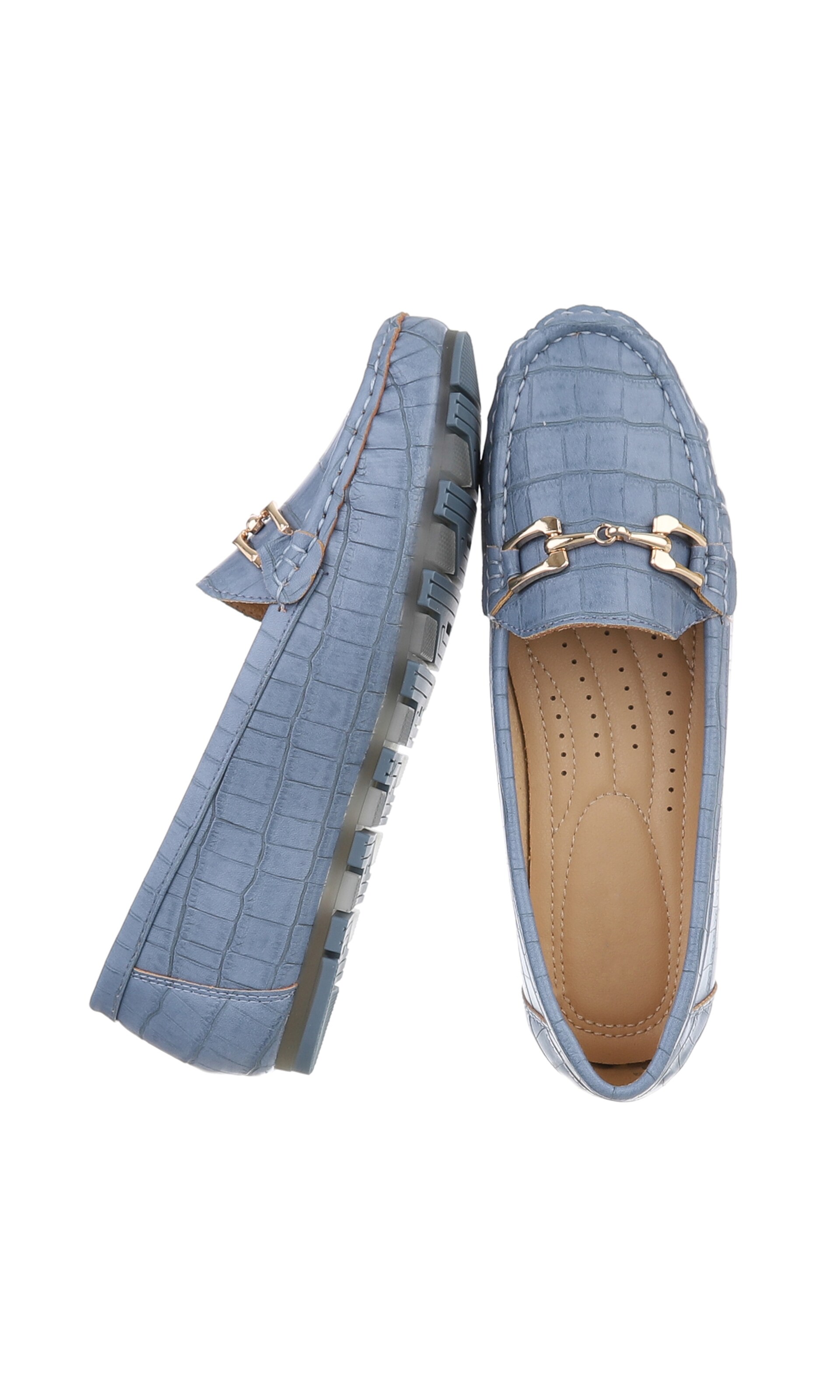 Ital-Design Slipper in Blau