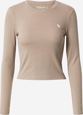 Abercrombie & Fitch Skjorte i brun: forside