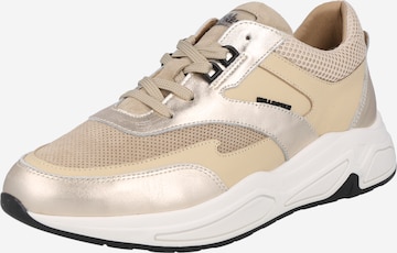 Baskets basses BULLBOXER en beige : devant