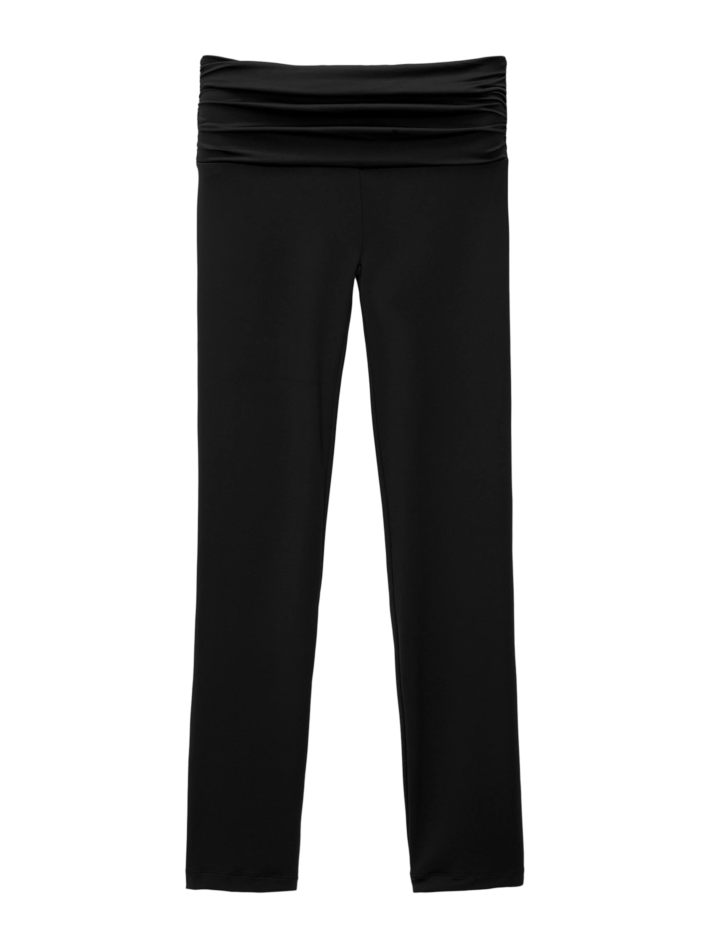 Pull&BearSkinny Tajice - crna boja: prednji dio